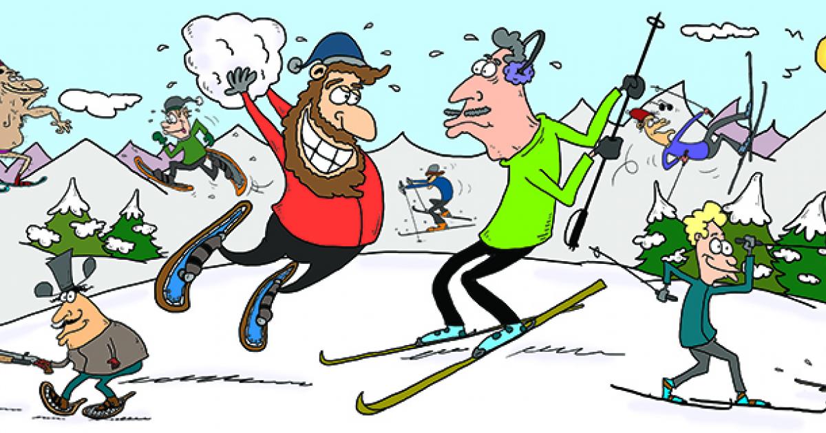 Nordic Skiing vs. Snowshoeing Outside Bozeman